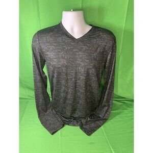 ADIDAS TECHFIT CLIMALITE Mens SMALL  Size Gray Fitted Long Sleeve Logo Training